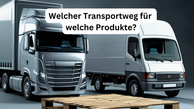 Transport mittels Spedition oder Kurierdienst?