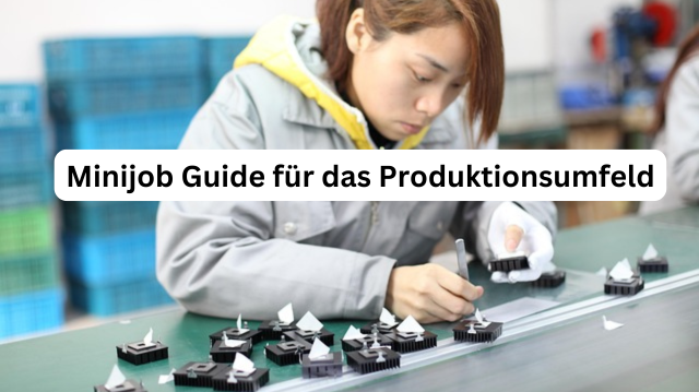 Minjobs im Produktionsumfeld